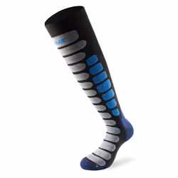 Lenz Skiing 2.0 Chaussettes, noir-bleu, taille 39 - 41 pour Hommes