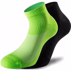 Lenz 3.0 Running Chaussettes, noir-vert, taille 45 - 47 pour Hommes