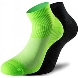Lenz 3.0 Running Chaussettes, noir-vert, taille 45 - 47 pour Hommes