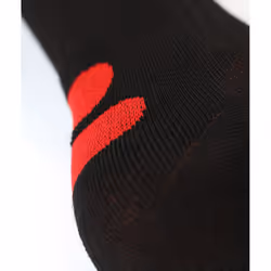 Lenz Heat Sock 4.1 Toe Cap Chaussettes chauffantes, noir-rouge, taille 45 - 47 pour Hommes