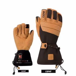 Gants chauffants avec capuchon des doigts Lenz 9.0