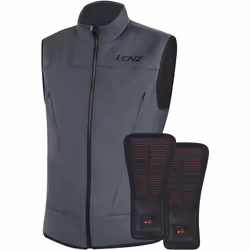 Lenz Heat Vest 2.0 Gilet chauffant, noir-gris, taille 2XL pour Hommes
