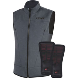 Lenz Heat Vest 2.0 Gilet chauffant, noir-gris, taille 2XL pour Hommes