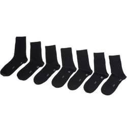 Lenz 2620X01, GR.35-38 chaussette Unisexe Chaussettes d’athlétisme Noir 7 paire(s)