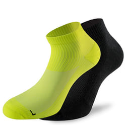 Lenz 3.0 Running Chaussettes, noir-jaune, taille 35 - 38 pour Hommes