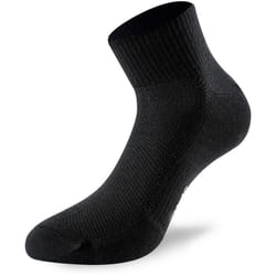 Lenz Performance Quarter Tech Chaussettes, noir-blanc-rouge, taille 35 - 38 pour Hommes