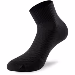 Lenz Performance Quarter Tech Chaussettes, noir-blanc-rouge, taille 43 - 46 pour Hommes