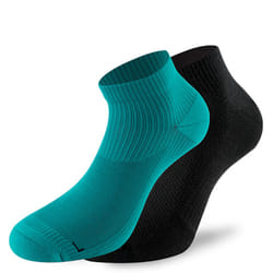 Lenz 3.0 Running Chaussettes, noir-vert, taille 42 - 44 pour Hommes