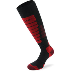 Lenz Skiing 3.0 Chaussettes, gris-rouge, taille 45 - 47 pour Hommes