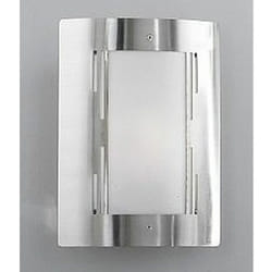 Applique d'extérieur arrondie en Inox