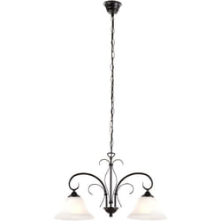 Suspension - Aries - marron - métal - lustre - E27 - - Globo