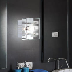 Spot mural chrome lampe salon salle à manger éclairage verre lampe couloir