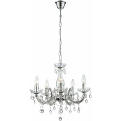 Globo - Luminaire suspendu lustre lustre en cristal plafonnier chambre éclairage 63116-5