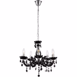 Caractéristiques principales : Apportez de l'élégance à votre intérieur avec le magnifique lustre noir de Globo. Cette lampe  ...