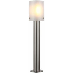 Lampadaire, éclairage extérieur, lampe de terrasse, éclairage de jardin, lampadaire lanterne, résistant aux intempéries, acier inoxydable opale