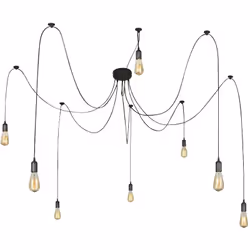 Description Suspension avec 8 supports de plafond. Cette suspension simple mais accrocheuse peut être conçue individuellement ...