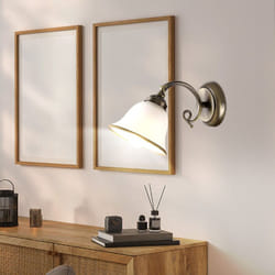 Applique murale moderne laiton antique Globo 60208W