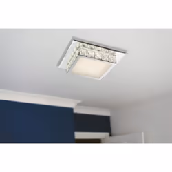 GLOBO Margo éclairage de plafond Chrome LED E