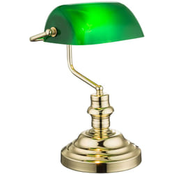Globo - lampe de table - Antique - laiton - métal - lampe de