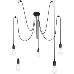 Caractéristiques principales : Découvrez la lampe suspendue élégante de la marque Globo, proposée dans une couleur noire élég ...