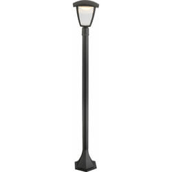 Globo - Lampe d'extérieur, lampadaire, lampadaire, jardin, borne extérieure en aluminium, plastique moulé sous pression, IP44, 1x led 7W 360Lm blanc