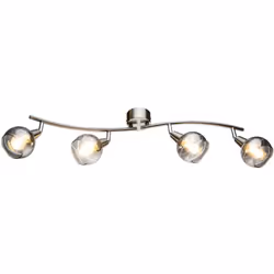 Description De beaux accents sont mis avec ce projecteur en nickel mat au design élégant de la série de lampes romaines. Util ...