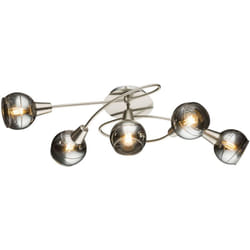 Plafonnier - Roman - nickel - métal - E14LED - 54348-5 - Globo