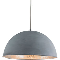 Suspension - Miram - gris - métal - ø 41cm - E27 - 58308H - Globo