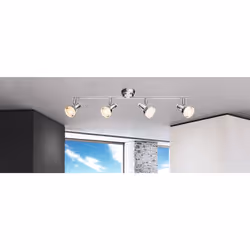 GLOBO Alaska Spot d'éclairage de surface Chrome LED 4 W F