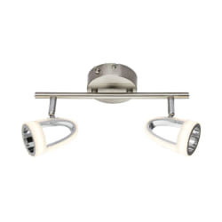 Globo Rodrik Plafonnier LED argent