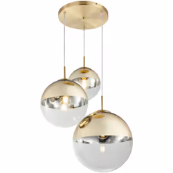 Description générale Cette lampe suspendue moderne de la série Varus allie élégance et fonctionnalité. Avec ses trois boules  ...
