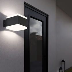 Globo - Lampe d'extérieur led luminaire éclairage aluminium blanc opale jardin terrasse véranda