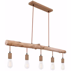 Description générale Cette lampe suspendue JAKOB apporte une touche vintage à votre intérieur. Avec sa couleur rouille et sa ...