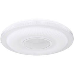 Plafonnier led intelligent dimmable avec télécommande lampe de salon effet ciel étoilé, cristaux, 30W 2300lm blanc chaudblanc froid, DxH 50 x 8,8 cm