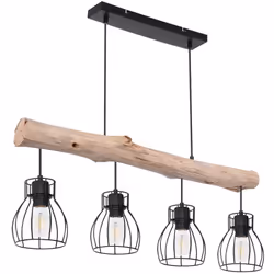 Description générale La suspension Mina en métal noir est une lampe élégante et extravagante, idéale pour presque toutes les  ...