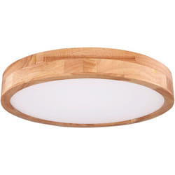 Globo - Plafonnier led sommeil lampe de chambre d'amis look bois décor projecteur dimmer 41745-24