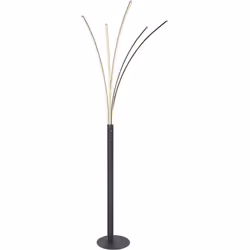 Description Ce lampadaire en métal noir mat et verre plastique blanc opale attirera tous les regards de manière moderne dans  ...