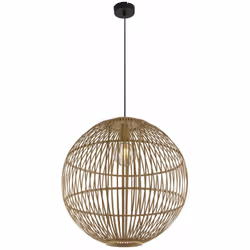 Apportez une note chaleureuse à votre intérieur avec ce luminaire. FICHE TECHNIQUE - Luminaire en bambou. - Ampoule non inclu ...
