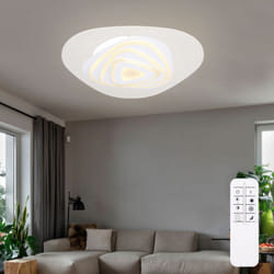 Globo - Plafonnier led lumière smart home Alexa veilleuse dimmable télécommande 50cm