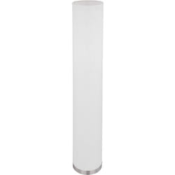 Globo - Lampadaire salon lampe colonne moderne 3 flammes Lampadaire blanc, 3 flammes écran textile métal nickel blanc, 3x douilles E27, DxH 19x110 cm