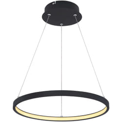 Globo - suspension - Ralph - noir - métal - ø 39cm - led -
