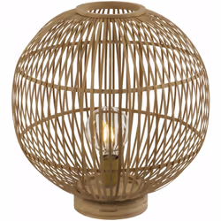 Apportez une note chaleureuse à votre intérieur avec ce luminaire. FICHE TECHNIQUE - Luminaire en bambou. - Ampoule non inclu ...