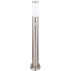Globo - Lampe sur pied design d'extérieur terrasse en acier inoxydable base jardin sensor lampe argent 31588S