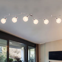 Plafonnier spots luminaires spots mobiles éclairage salon chambre à coucher
