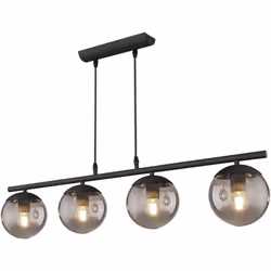 Caractéristiques principales : Apportez style et atmosphère à votre intérieur avec ce magnifique plafonnier noir de Globo. Fa ...
