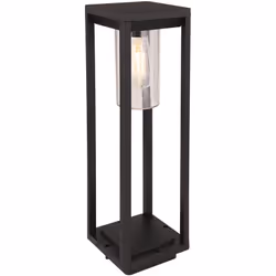 Caractéristiques principales : Découvrez la lampe d'extérieur noire moderne de la marque Globo, fabriquée en aluminium de hau ...
