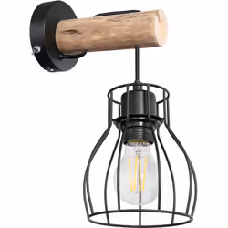 la description Cette applique de la série Mina impressionne par son design rétro. L'abat-jour en forme de grille (Ø13,6cm) en ...