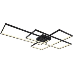 Globo - plafonnier - Gabriel - noir - métal - led - 67227-100B