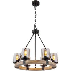 Suspension - Lila - naturel - métal - ø 59cm - E27 - - Globo