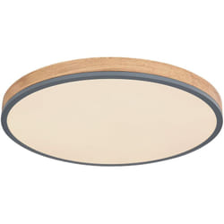 Plafonnier - Doro - gris - métal - ø 60cm - led - - Globo